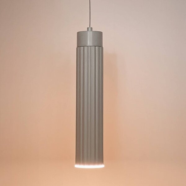 Briloner LED závěsné světlo Hang na akumulátor, bílé, plastové, stmívatelné, stmívatelný, Bílá / opál, Obývací pokoj / jídelna, Plast, Moderní