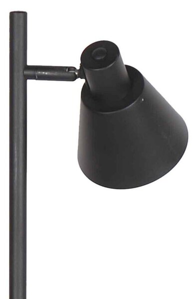 Steinhauer Stojací lampa Oeroe, dvouramenná, černá, kov, E14, Černá, Obývací pokoj / jídelna, kov