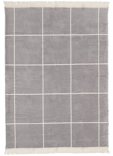 Deka Cotton Cloud 150x200 Grey&Ecru Check