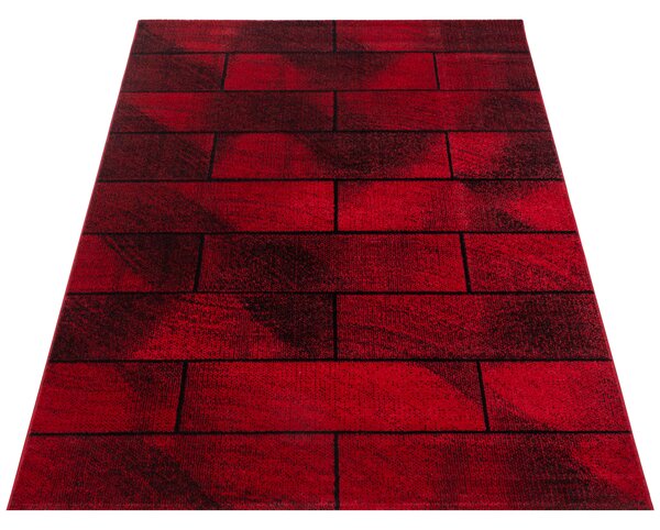 Ayyildiz, Kusový koberec Beta 1110 red, 120x170, červená, chodba / předsíň