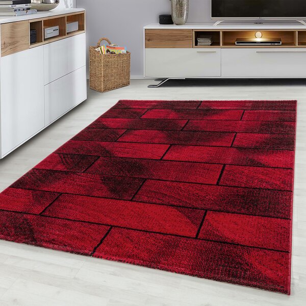 Ayyildiz, Kusový koberec Beta 1110 red, 120x170, červená, chodba / předsíň