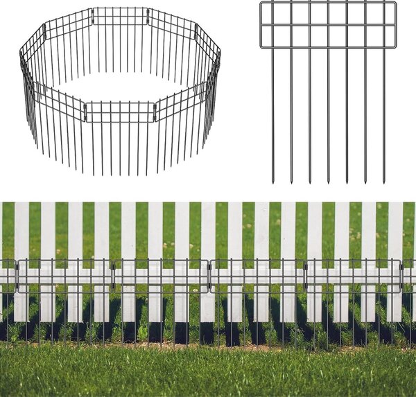 Plotový panel, 3,05 m, 10 kusů, 42 cm, kovový drát, pro venkovní použití