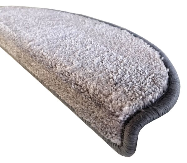 Vopi Nášlapy na schody Apollo Soft šedý půlkruh - 24x65 půlkruh (rozměr včetně ohybu)