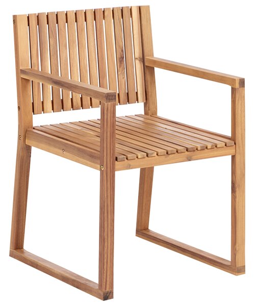 Zahradní jídelní souprava 8místná SASSARI II s polštáři Certifikované akáciové dřevo Zelená