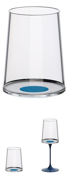 Sklenice na bílé víno Trebonn SplitGlass, 2 ks Barva: Zelená