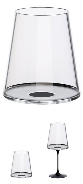 Sklenice na červené víno Trebonn SplitGlass, 2 ks Barva: Zelená