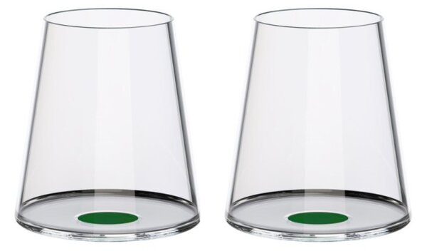 Sklenice na červené víno Trebonn SplitGlass, 2 ks Barva: Zelená
