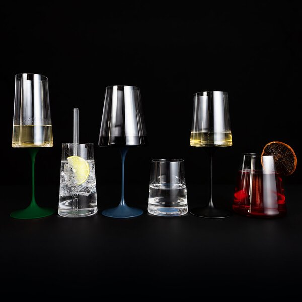 Sklenice na červené víno Trebonn SplitGlass, 2 ks Barva: Zelená