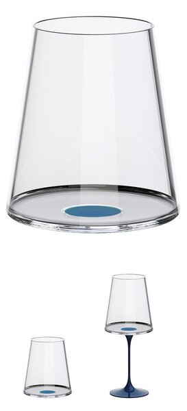 Sklenice na červené víno Trebonn SplitGlass, 2 ks Barva: Zelená