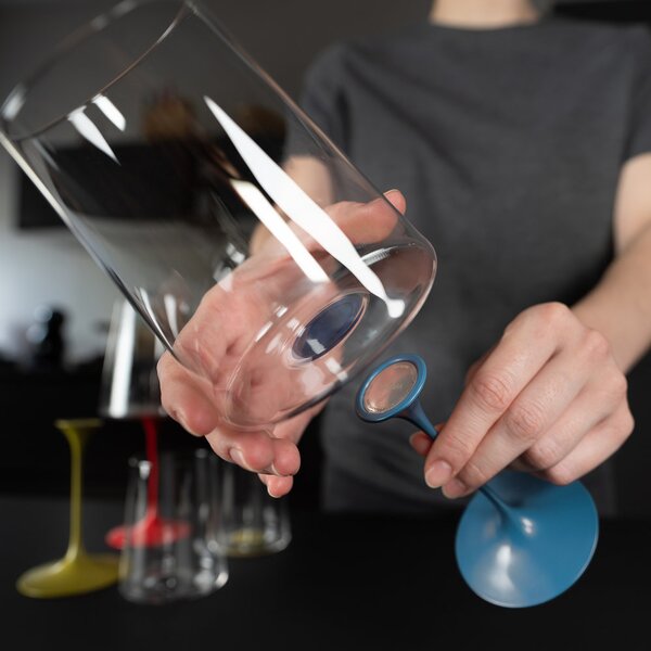 Sklenice na červené víno Trebonn SplitGlass, 2 ks Barva: Zelená
