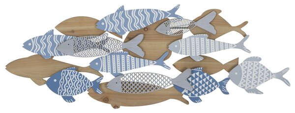 Nástěnný panel FISH SEA 91X3X33,5 cm