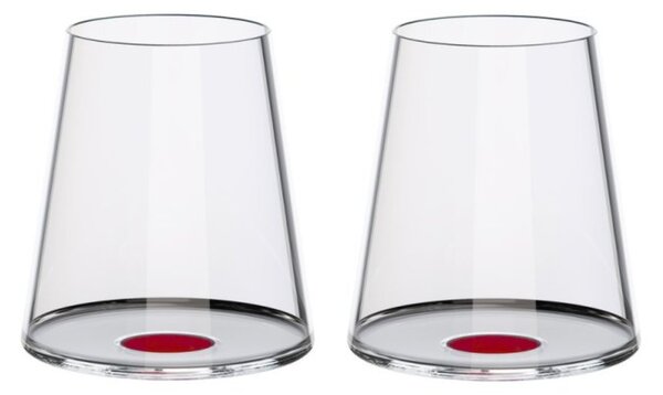 Sklenice na červené víno Trebonn SplitGlass, 2 ks Barva: Zelená