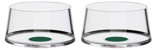 Sklenice na šampaňské Trebonn SplitGlass, 2 ks Barva: Zelená