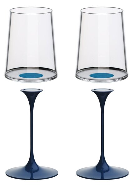 Sada 2 sklenice na bílé víno + 2 stopky Trebonn SplitGlass, 2 ks Barva: Zelená