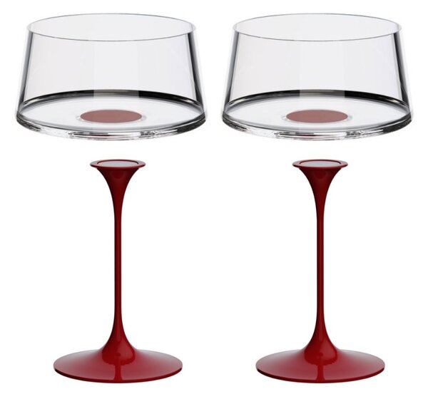 Sada 2 sklenice na šampaňské + 2 stopky Trebonn SplitGlass, 2 ks Barva: Modrá