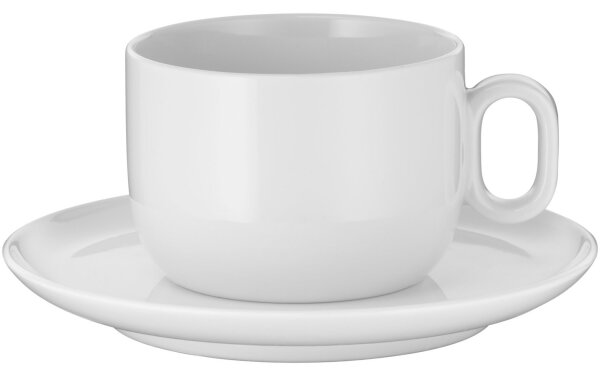 WMF - SADA 2x Šálek na cappuccino s podšálkem BARISTA 160 ml bílá