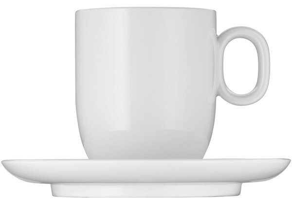 WMF - SADA 2x Šálek na café creme s podšálkem BARISTA 170 ml bílá