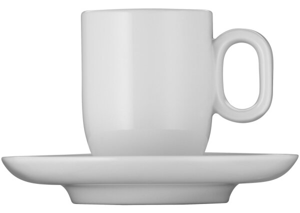 WMF - SADA 2x Šálek na espresso s podšálkem BARISTA bílá