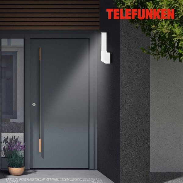 Telefunken 311306TF - LED Venkovní nástěnné svítidlo LED/8W/230V 4000K IP44 bílá