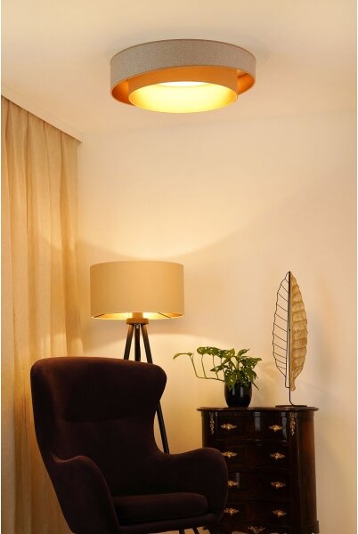 Brilagi - LED Stmívatelné svítidlo VEGAS SHINE LED/24W/230V krémová/béžová + DO