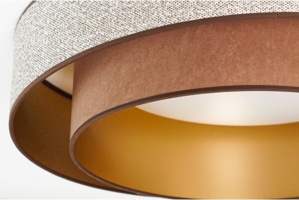 Brilagi - LED Stropní svítidlo VEGAS SHINE LED/24W/230V pr. 60 cm hnědá