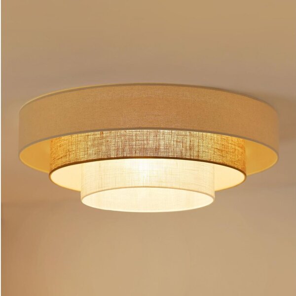 Brilagi-LED Stropní svítidlo DENVER LUNETA LED/12W/230V pr. 60 cm béžová/krémová