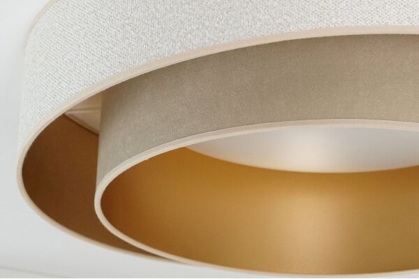Brilagi - LED Stmívatelné svítidlo VEGAS SHINE LED/24W/230V krémová/béžová + DO