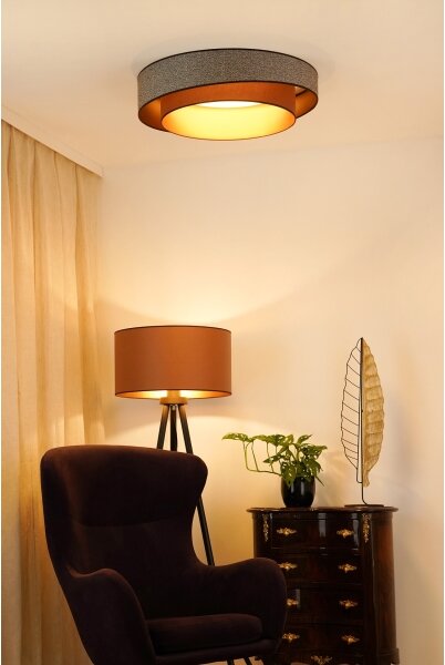 Brilagi - LED Stropní svítidlo VEGAS SHINE LED/24W/230V pr. 60 cm hnědá