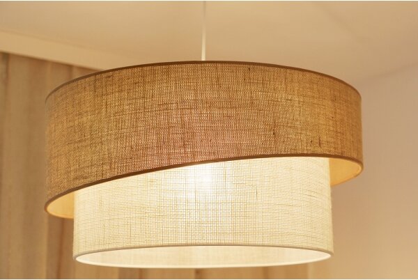 Brilagi - Lustr na lanku SHINE 1xE27/15W/230V pr. 50 cm béžová/krémová