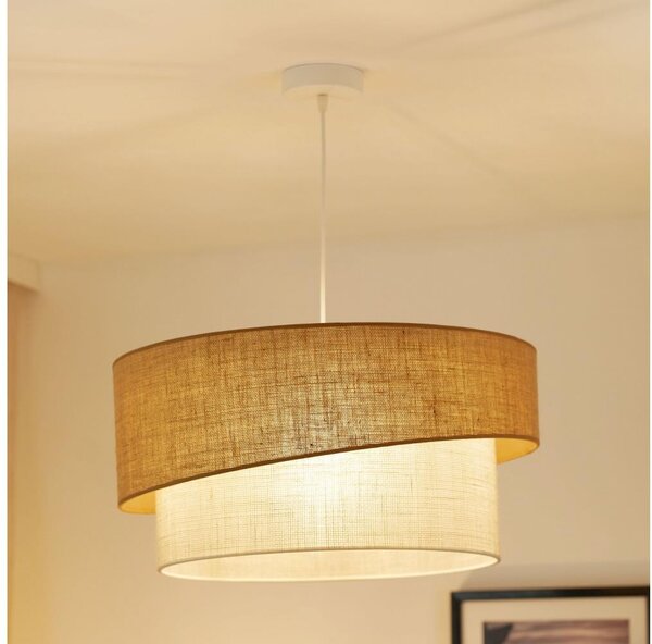 Brilagi - Lustr na lanku SHINE 1xE27/15W/230V pr. 50 cm béžová/krémová