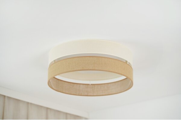 Brilagi - LED Stropní svítidlo ROYAL YUTE LED/24W/230V pr. 45 cm béžová/krémová