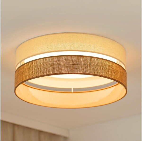 Brilagi - LED Stropní svítidlo ROYAL YUTE LED/24W/230V pr. 45 cm béžová/krémová