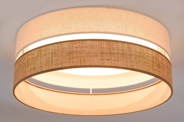 Brilagi - LED Stropní svítidlo ROYAL YUTE LED/24W/230V pr. 45 cm béžová/krémová