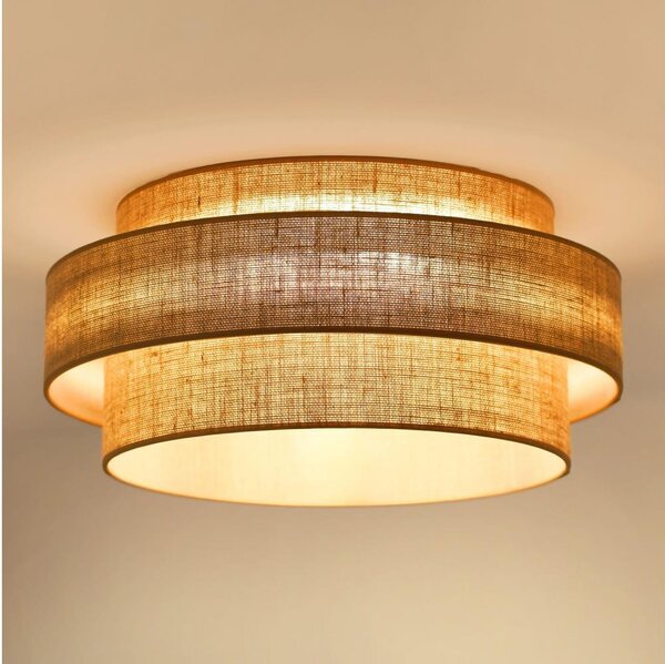 Brilagi - LED Stropní svítidlo SPACE YUTE LED/12W/230V pr. 50 cm béžová