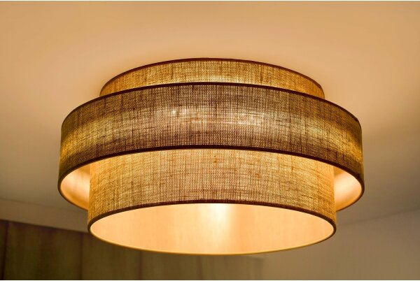 Brilagi - LED Stropní svítidlo SPACE YUTE LED/12W/230V pr. 50 cm béžová