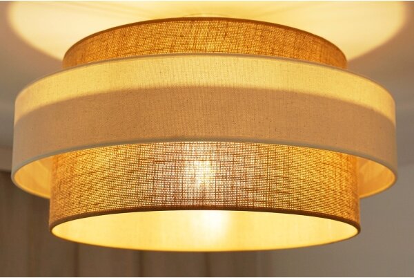 Brilagi - Přisazený lustr SPACE LIGHT 1xE27/15W/230V pr. 50 cm béžová/krémová