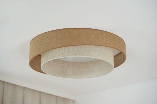 Brilagi - LED Stropní svítidlo SHINE LED/24W/230V pr. 60 cm béžová/krémová
