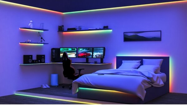 WiZ - LED RGBIC Stmívatelný pásek 10m LED/21W/230V 2700-6500K Wi-Fi
