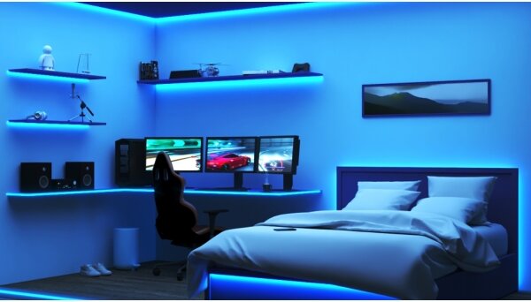 WiZ - LED RGBW Stmívatelný pásek 4m LED/6,5/230V 2700-6500K Wi-Fi