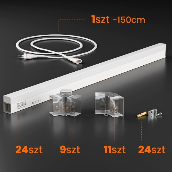 LED Stm stropní svítidlo HEXAGON LED/240W/85-265V 5000K CRI 90 IP54 bílá