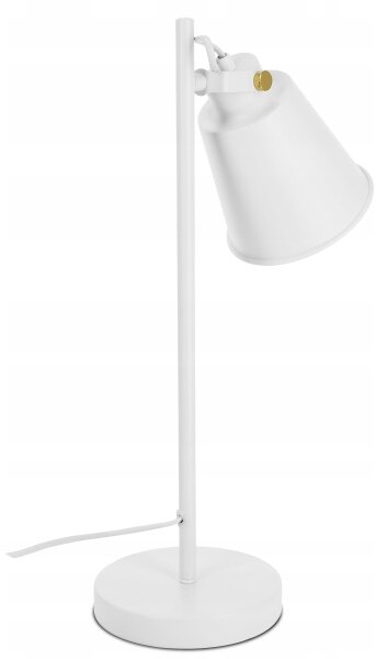 Stolní lampa 1xE27/40W/230V bílá