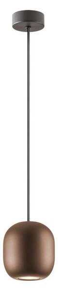 Redo 01-3479 - Lustr na lanku BOOM 1xGU10/10W/230V pr. 12 cm hnědá