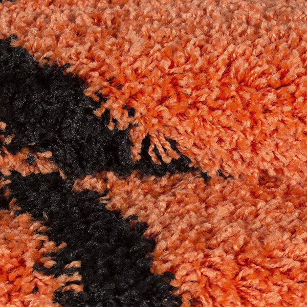 Ayyildiz, Dětský kusový koberec Fun 6002 orange, 100x100 (průměr) kruh, oranžová, dětský pokoj