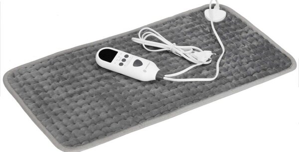 Vyhřívací podložka elektrická 30x60 cm SPRINGOS HA7565 šedá
