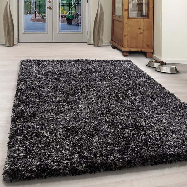 Ayyildiz, Kusový koberec Enjoy 4500 anthrazit, 60x110, šedá, ložnice
