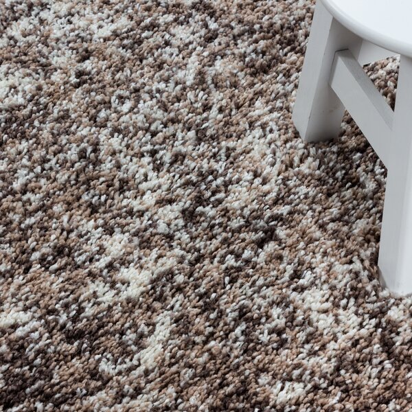 Ayyildiz, Kusový koberec Enjoy 4500 beige, 60x110, hnědá, ložnice