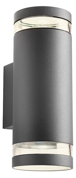 Redo 90518 - Venkovní nástěnné svítidlo CARGO 2xGU10/28W/230V IP54 antracit