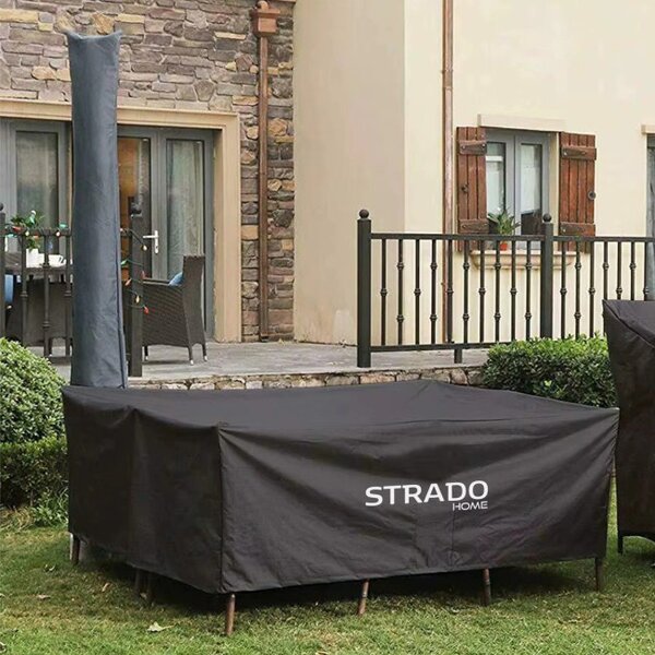 Ochranná plachta na zahradní nábytek STRADO černá