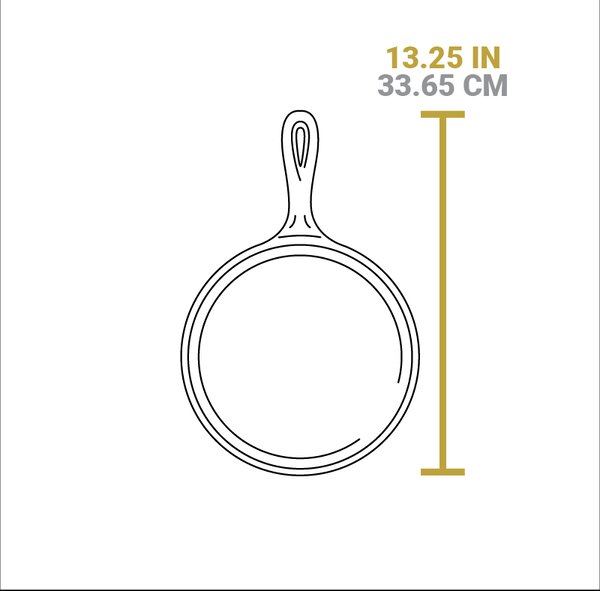 Litinová pánev na palačinky Lodge 20 cm