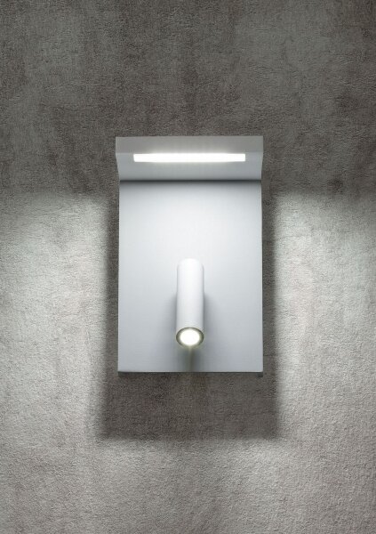 Redo 01-1499 - LED Nástěnné bodové svítidlo AGOS LED/6W/230V + LED/3,2W USB bílá